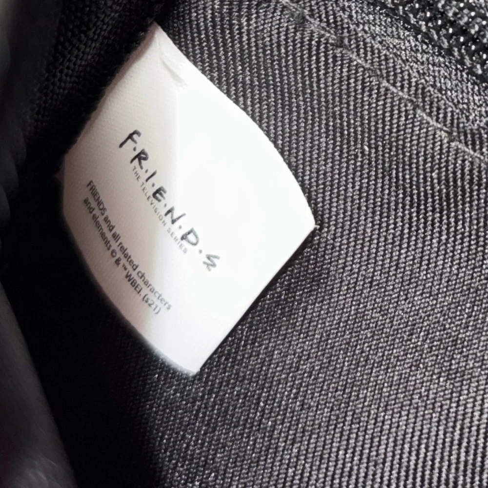 Friends Central Perk Logo Crossbody Black Bag Zip Top Closure by Daniele Nicole - Picture 15 of 16